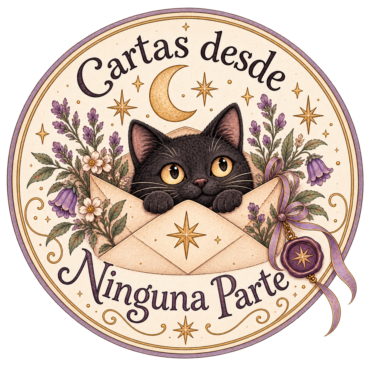 Sello de Cartas desde ninguna parte con Otto